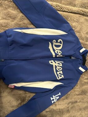 Los Angeles Dodgers Blue & White Bomber Jacket